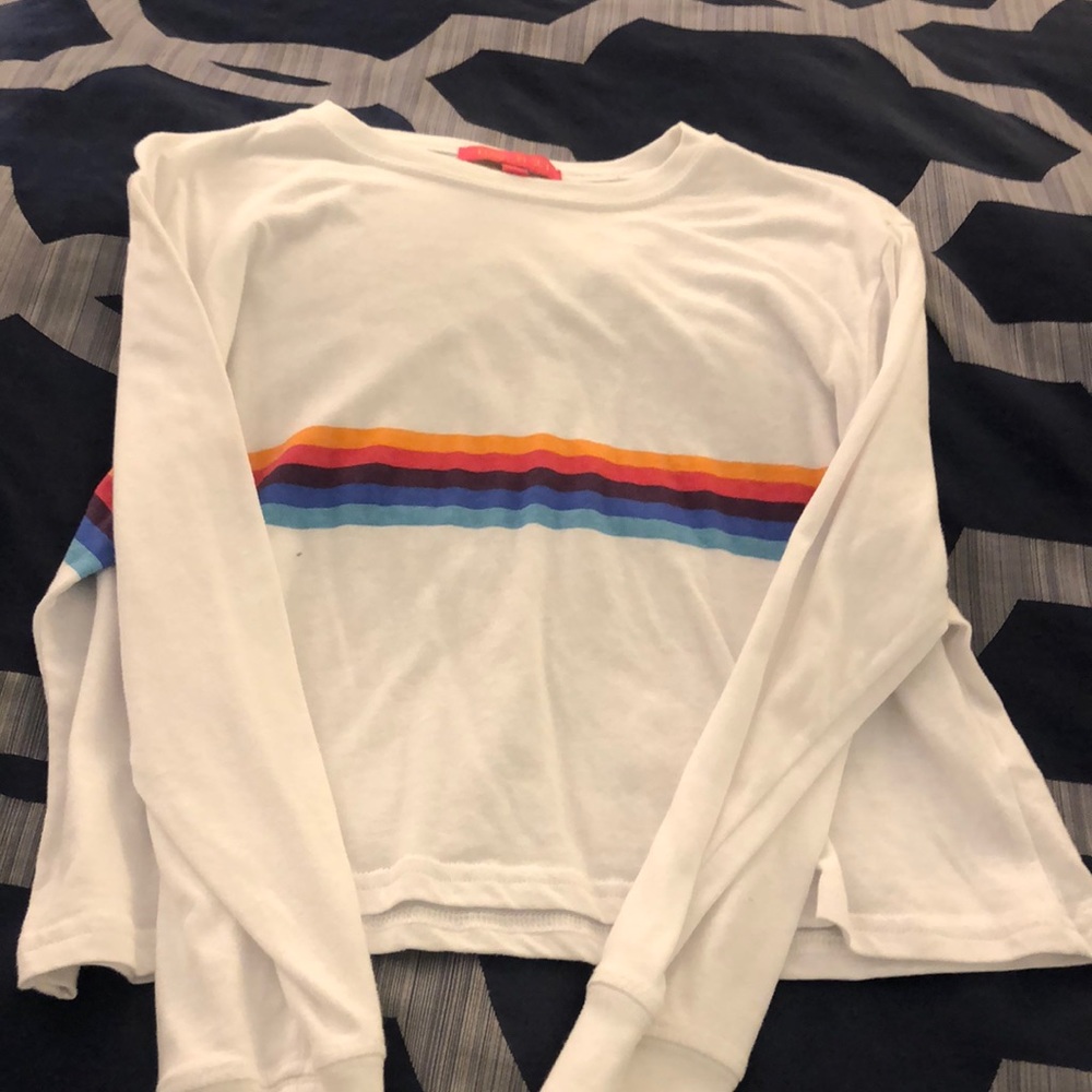 Long sleeve crop tshirt